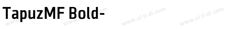 TapuzMF Bold字体转换